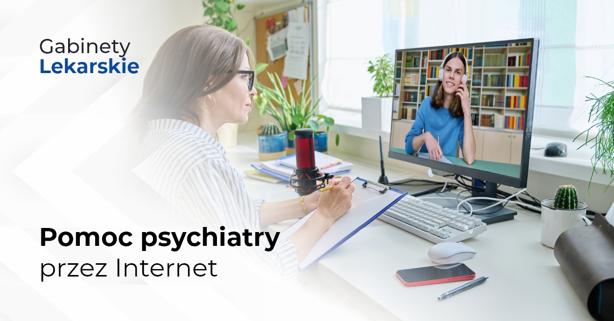 Pomoc psychiatry przez Internet